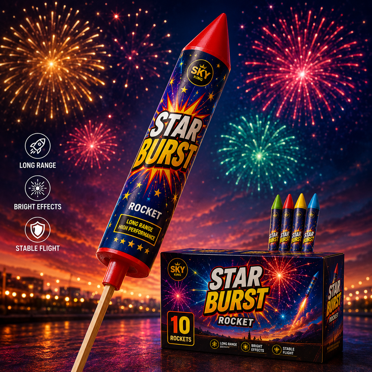 Star Burst Rocket