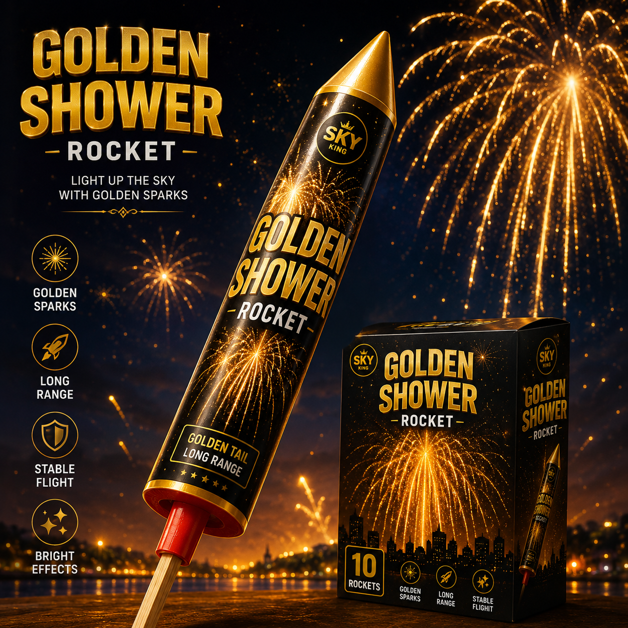Golden Shower Rocket