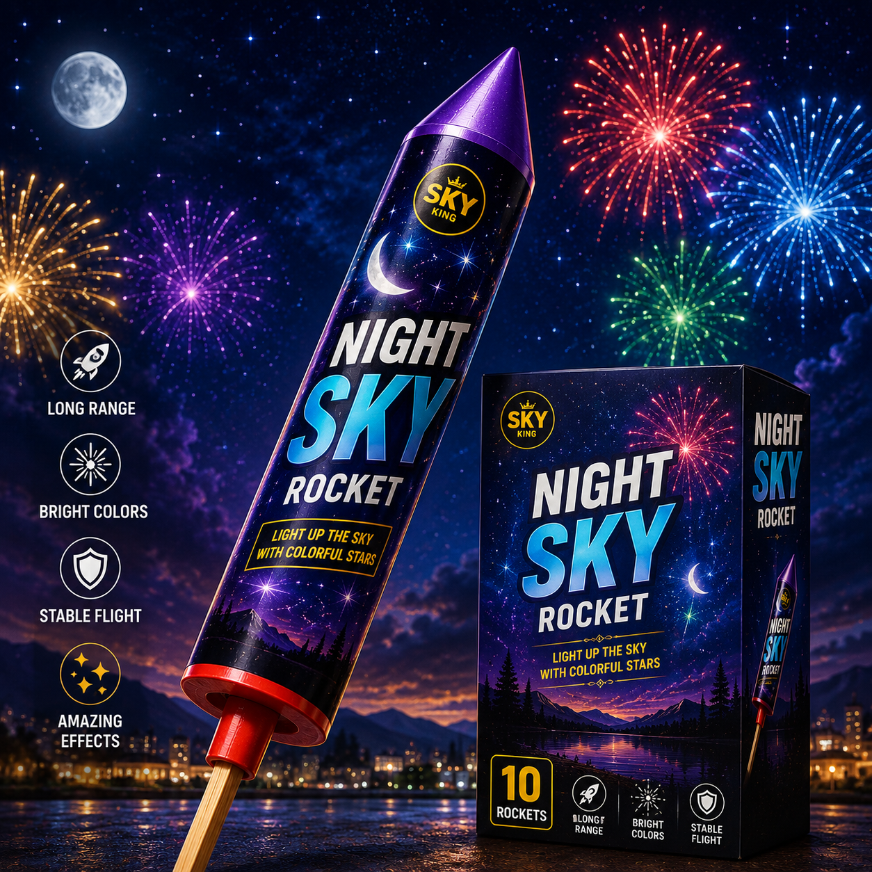 Night Sky Rocket