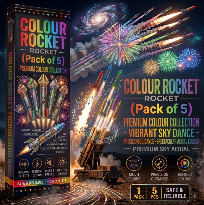 Colour Rocket (Pack of 5)