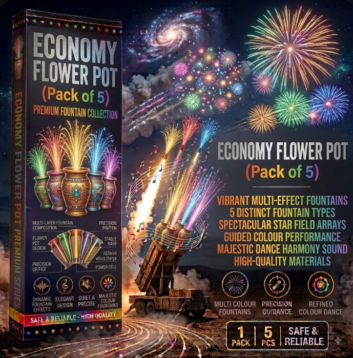 Economy Flower Pot (Pack of 5)