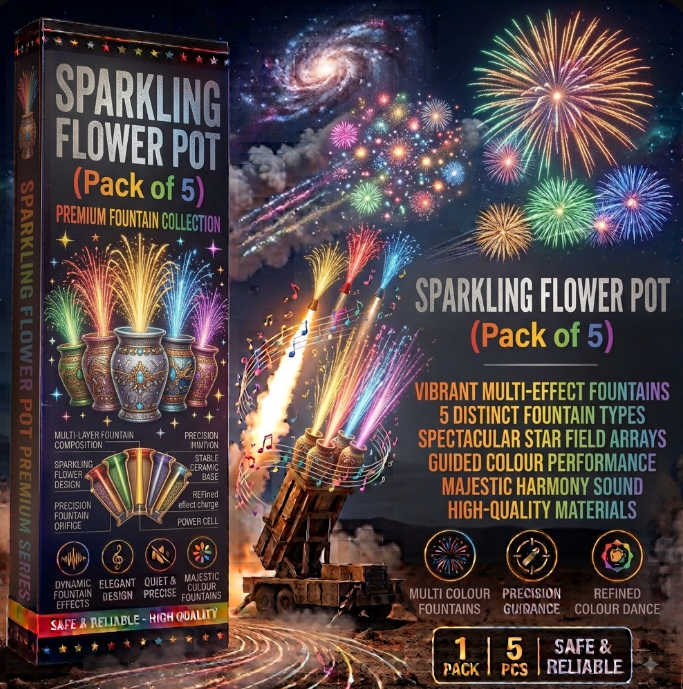 Sparkling Flower Pot